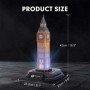 Marile Arhitecturi ale lumii Puzzle 3D Big Ben editie luminoasa 32 piese
